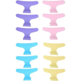 12 Unids Pinzas para Cabello Coloridas con Forma de Mariposa, Pinzas de Plástico para Seccionar y Peinar, Herramienta de Peluquería para Mujeres y Niñas, Accesorios para el Cabello