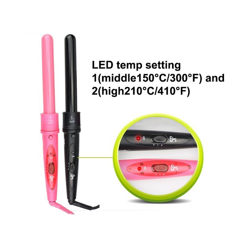 85W 5 in 1 Professional Curling Iron Fast Heating Ceramic