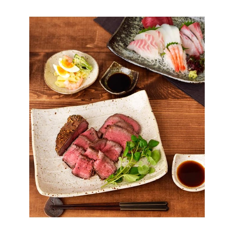 Tableware East Oblong Square Plate 10.4 inches (26.5 cm), Japanese
