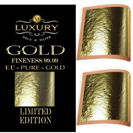 20 Sheets Gold on Base Leaf Sheets Arts Craft Gilding