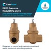 Cash Acme 3/4 Inch EB75 FPT x FPT Pressure Regulator