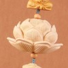 Car Pendant Decorative Hand Carved Lotus Rearview Mirror Hanging Ornament