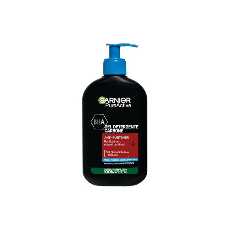 GAR P/ACT.CHARCOAL DEEP CLEANSER 250
