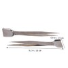 Hohopeti 2pcs Professional Jewelry Tool Tweezers with Spatula for Rhinestone