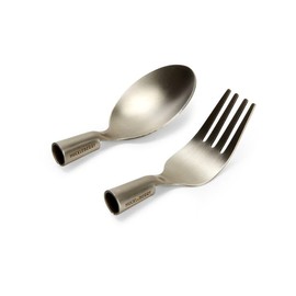 Huckleberry Forest Cutlery - Forest Cutlery Set Spoon and Fork Stainless Steel | Outdoor & Camping | Promotes Kids Creativity | Create Your Own Cutlery - Connect with Nature