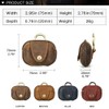 Airpods Pro2 Case, Crazy Horse Cowhide Leather Portable Travel Case