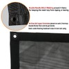 leaveshade Dump Truck Mesh Tarp 7'X10' - (Black) Heavy Duty