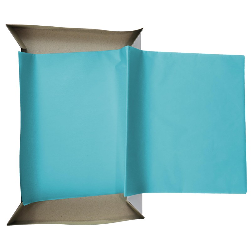 Iconikal Gift Wrap Tissue Paper, 20 x 20-Inches, 60-Sheets (Cyan