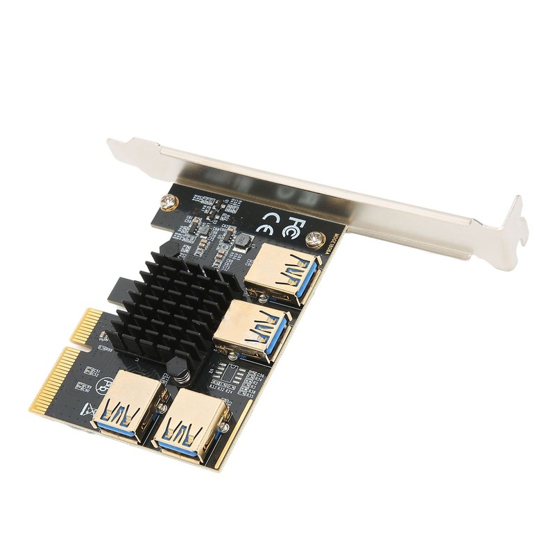 PCI‑E Riser Card PCI‑E X4 1 to 4 PCI Express