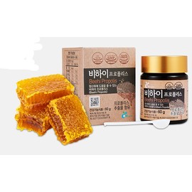 Power King Easy-to-eat royal jelly powder, high absorption rate, BNcare B-Hi propolis powder, 60g / 먹기쉬운 로얄제리분말 흡수율높은 비엔케어 비하이 프로폴리스 분말 60g