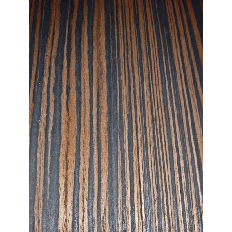 Ebony Macassar Composite Wood Veneer 24" x 24" on Paper