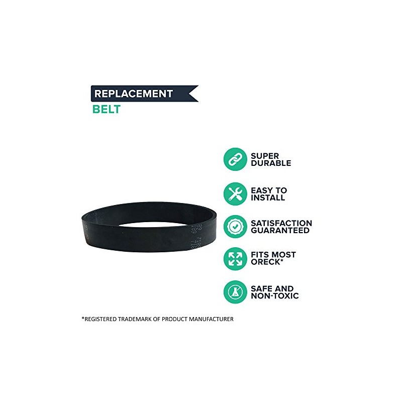 Oreck Belt, Oreck Upright Flat (Pack of 3)