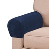 GAMUKAI 2 Pack Velvet Stretch Armrest Covers - Non Slip