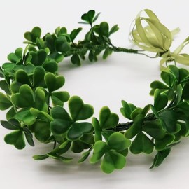 Shamrock Headpiece Shamrock Garland Headpiece Leaf flower Crown Headband Wedding Festivals Photo Props