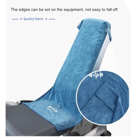 Set of 2 Sports Towels 95 x 40 cm Microfiber Fast Drying Fitness Sweat Towels Gym Towel with Fixation Fitness Towel for The Gym with Cover Non-Slip Function Quick Dry Towel (Dark Gray + Pink)