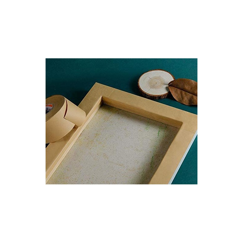 1 Pack Water-Based Kraft Paper Tape, Gum Tape, Water Activated
