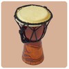 Djembe | Carved 15 cm | Bongo African Drum Intricate