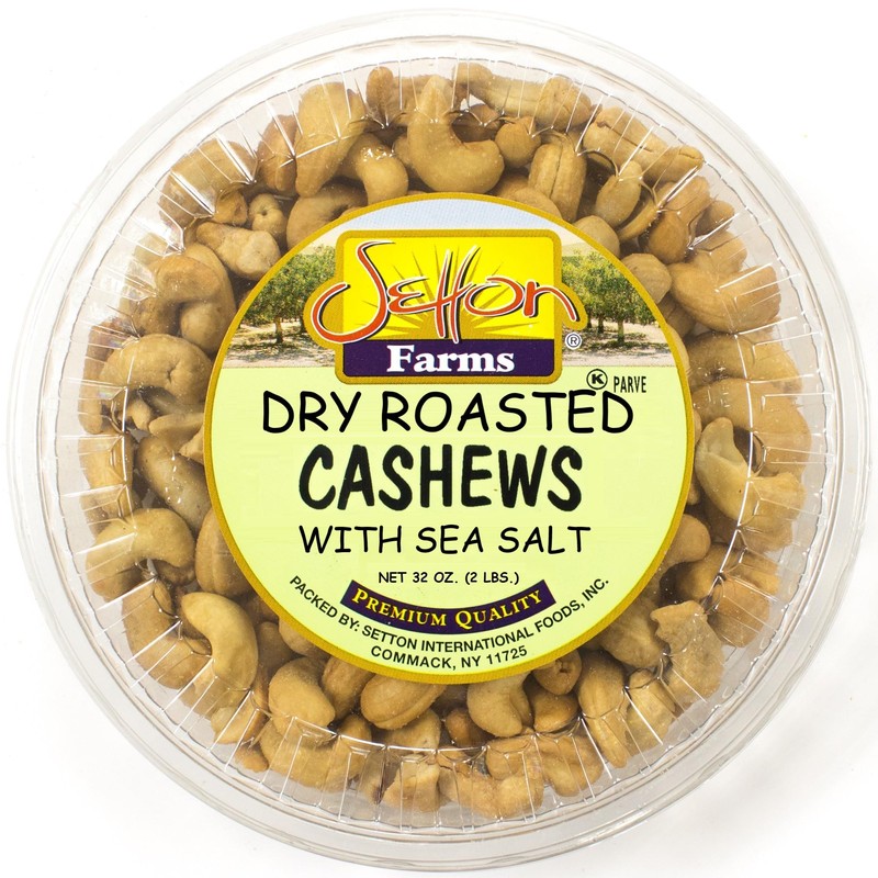 Cashews Dry Roasted With Sea Salt 32 Oz. (2 Lbs)