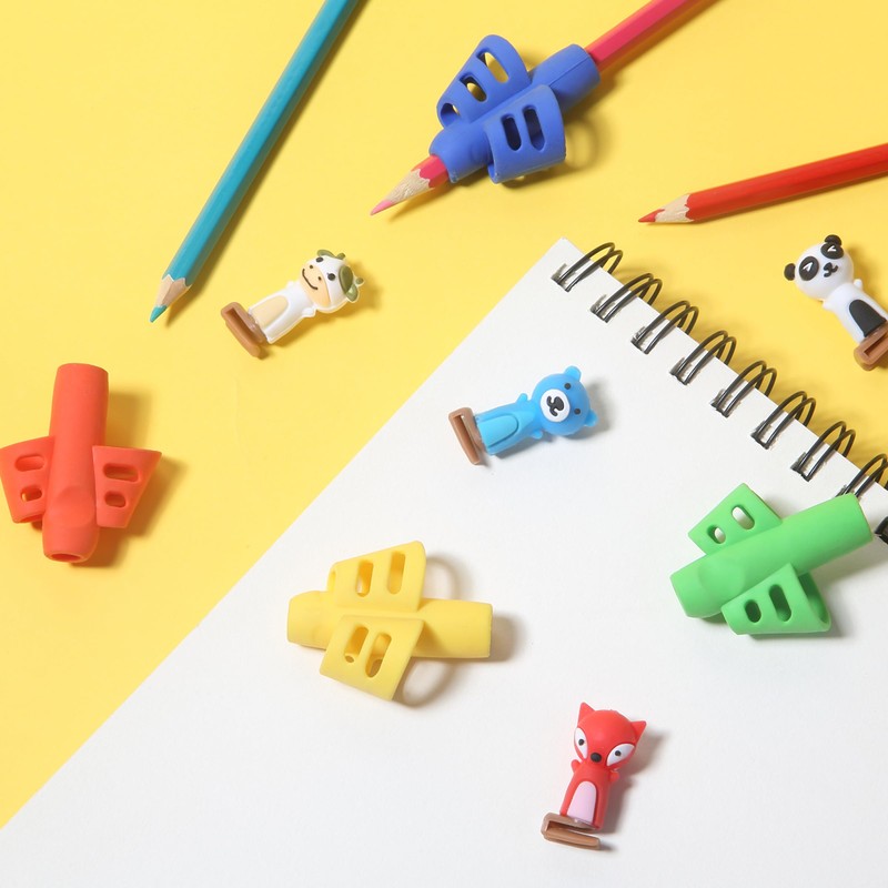 Mr. Pen- Pencil Grips for Kids Handwriting, 4 Pack with