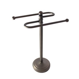 Formosa Design Hardware Freestanding Towel Holder for Bathroom Vanity Countertop (Oil Rubbed Bronze)
