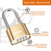 1 Pack disecu Heavy Duty 4 Digit Combination Lock, 2.5