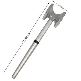 Meat Tenderizer, Heavy Duty and Sturdy Meat Hammer, Masher, Kitchen Double Sided Meat Tenderizer Tool for Tenderizing Steak, Beef, Chicken, and Nuts