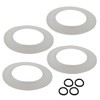 Zafina-UP 4-Pack Flush Valve Seal Kit Replacement for Standard 7301111-0070A