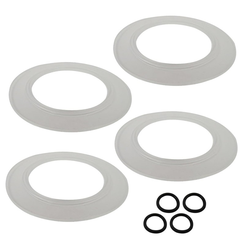 Zafina-UP 4-Pack Flush Valve Seal Kit Replacement for Standard 7301111-0070A