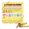 Ooly, Brilliant Bee Crayons, Bright and Vivid Triangular Crayon, Back