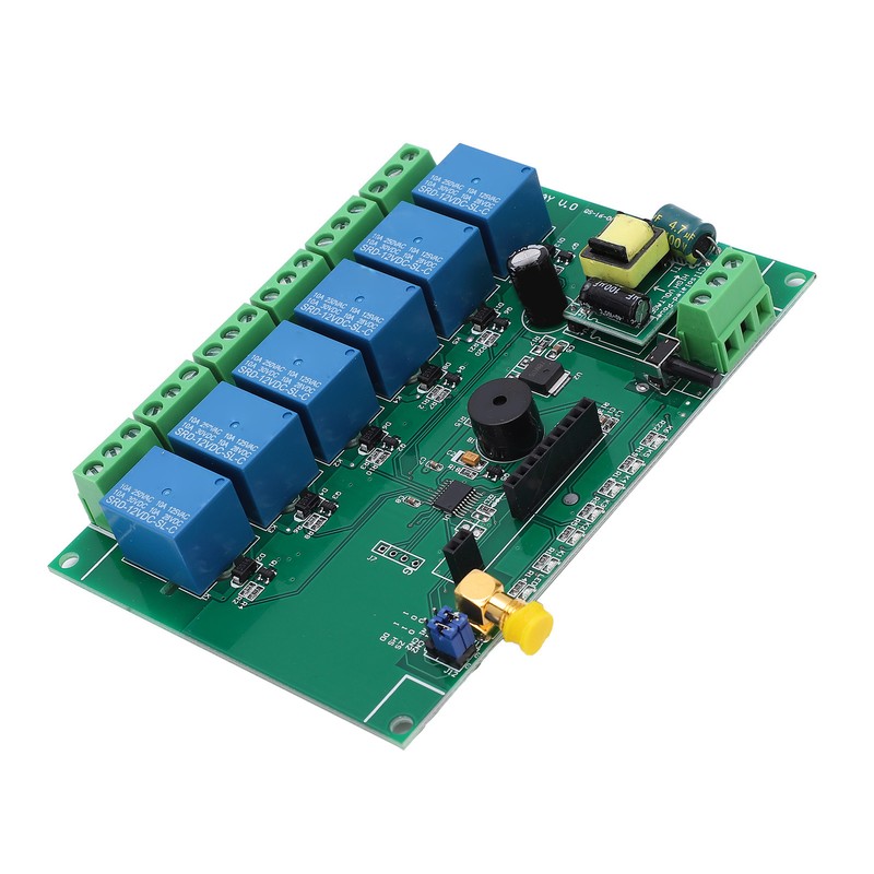 Relay Board 6 Channel RF Remote Control Relay Module for