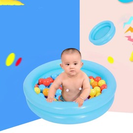 GANAZONO Inflatable Baby Swimming Pool Inflatable Kiddie Pool Blow Up Paddling Pool Inflatable Children Little Pump Pool for Beach Indoor Outdoor Garden Backyard Playthings
