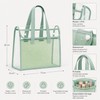Transparent File Organizer for School & Office – Expandable PVC
