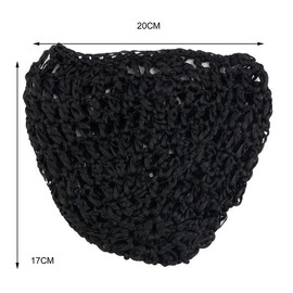 Tubi Wrap or Doobie Cap, One Size Mesh Crochet Wrap Doobie Cap Hat HairNet Knit Snood Women Cover Ornament for Sleeping - color: pink, Size: Size fits all