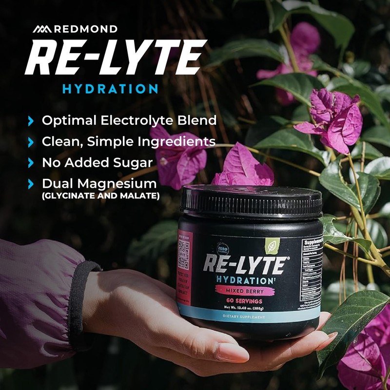 REDMOND Re-Lyte Hydration Electrolyte Powder Mix (Mixed Berry)