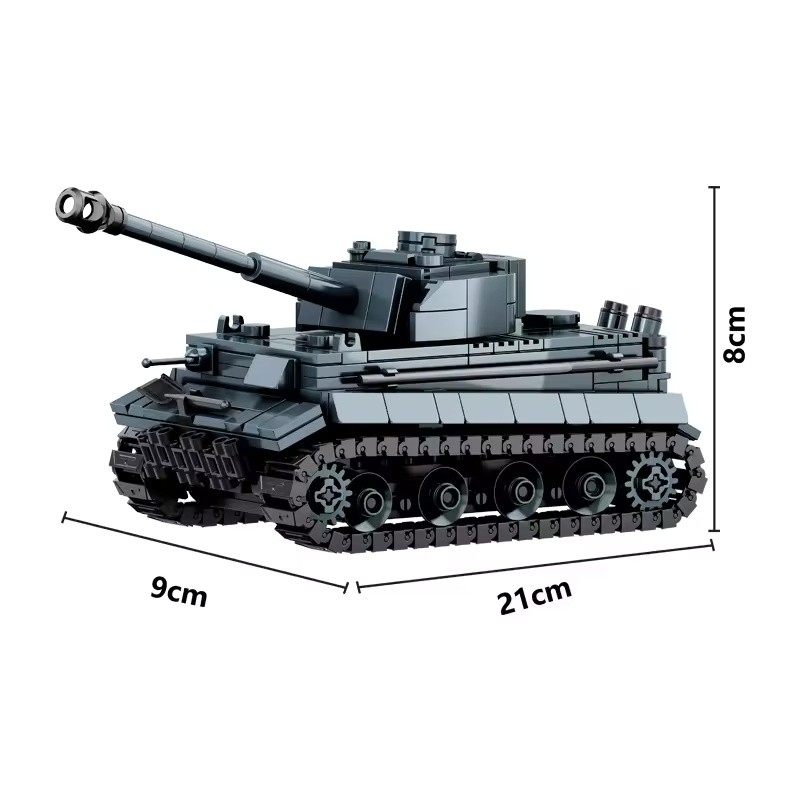 Military Armored Vehicle Building Block Model Kits, Small Brick Construction