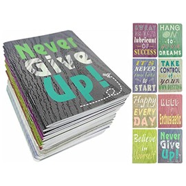 ALIMITOPIA 24pcs Mini Notebook,Portable Pocket Journal Steno Memo Notebook MiniDaily NotePad (Inspirational (24pcs))