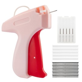Price Tag Attacher for Clothes - Handheld Quick Clothing Fixer - Sewing Gun - Label Gun Hemming Tool Includes 6 Needle, 1000 Fasteners