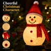 Solar Snowman Garden Light for Christmas Décor – Waterproof LED