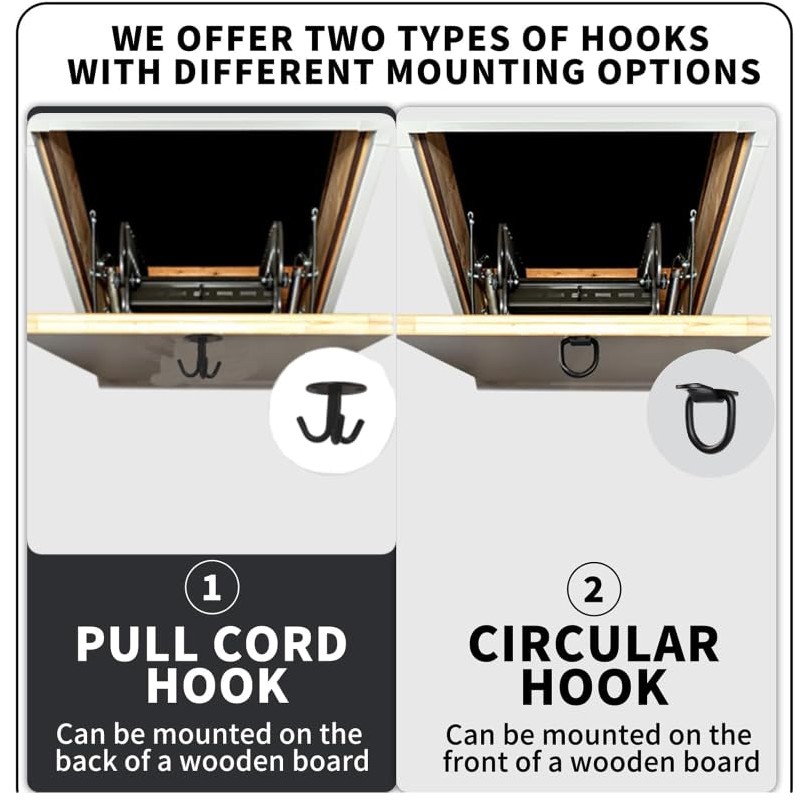Attic Lower Pull Hook, Ladder Lower Pull System attic Pull