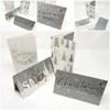 Money Wallets - Silver Snowflakes - (4 Pack) Ideal Christmas