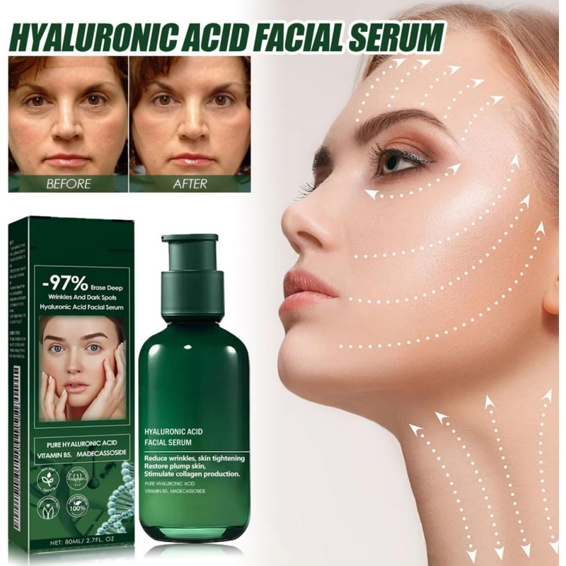 Bluemega Suero Facial Rejuvenecedor Reafirmante para Todo Tipo de Piel