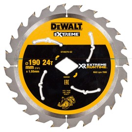 DEWALT DT40270 190mm 24 Tooth Diamond Bore Blade for Dcsdcs577