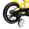 ZERNEIL 14" Kids Yellow Bike, Children Boys Girls Cycling Bicycle,