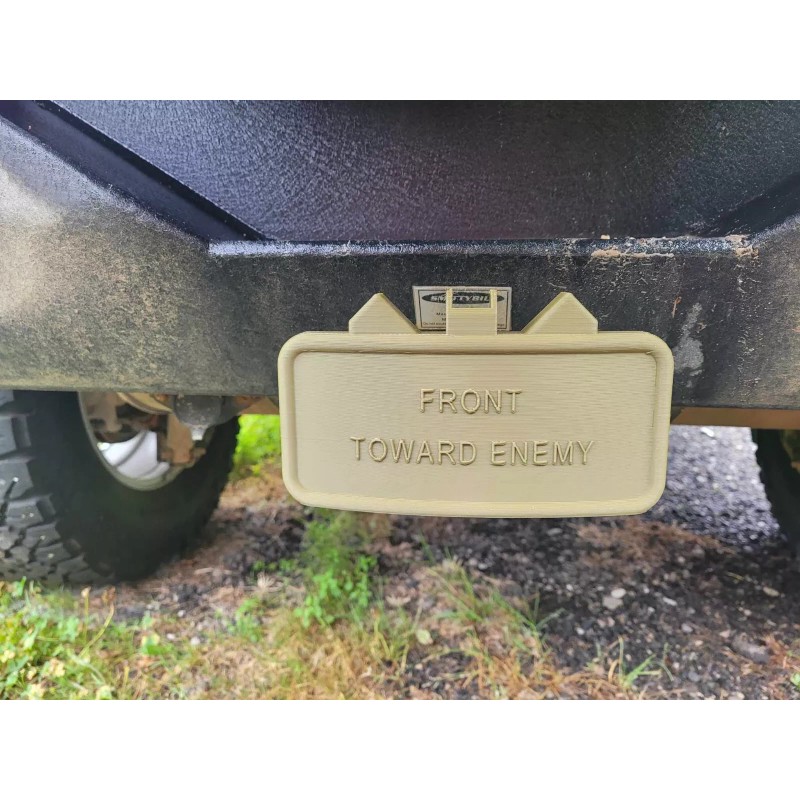 3DEXCEL Claymore Mine Tow Hitch Receiver Plug Cover 2” Car,