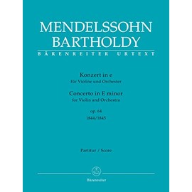Mendelssohn: Violin Concerto in E Minor, Op. 64 (Full Score)
