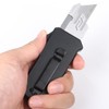 ainhue RU36-B Retractable Utility Knife, 3.66 Inch Aluminum Ergonomic Handle