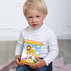 Magnetic Puzzles for Kids by MAGDUM Zoo - Toddler puzzles 3 year old - Baby Puzzles Animals Magnets for Fridge - Large Puzzles for Toddlers - Educational Kids Puzzles Age 3 - Baby Puzzle