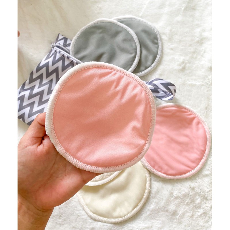 10 Protectores Para Lactancia De Bambú 5 Pares + Mini