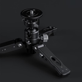 Leofoto 036167 Monopod Stand, VD-03, Load Capacity 22.0 lbs (10 kg), Monopod Stand, Mini Tripod, Aluminum