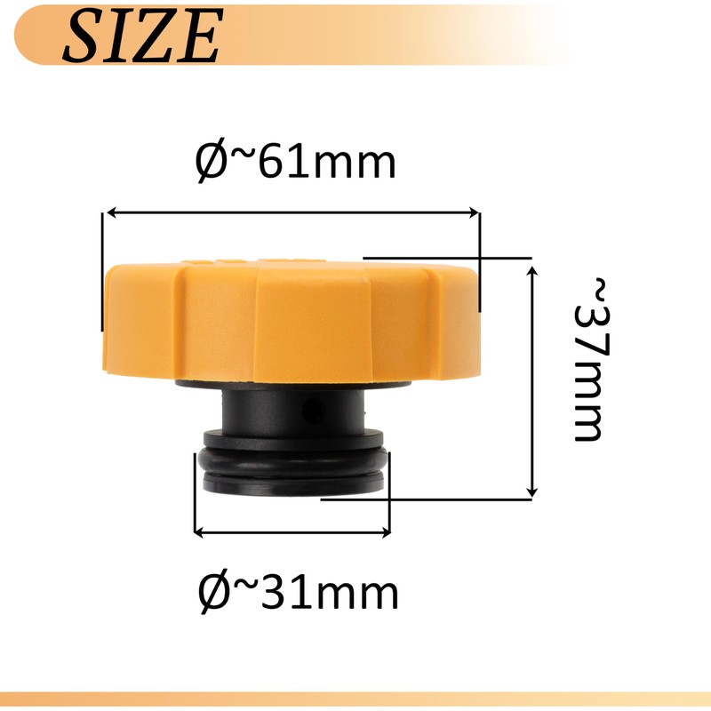 AERZETIX - C73678 - Coolant Lid - Compatible with Saab,
